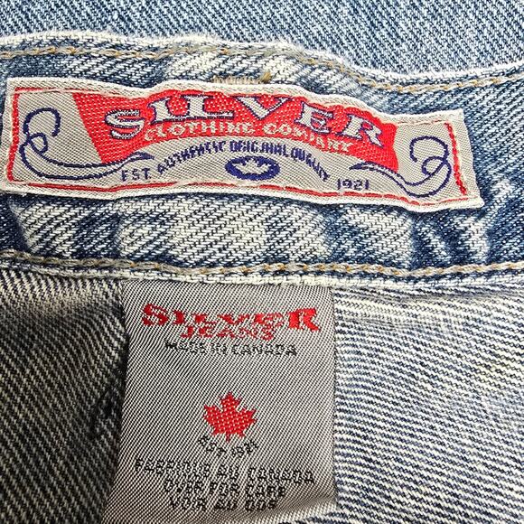 Silver Jeans Frisco High Rise Straight Leg Button Fly Jeans Size 26 - Picture 11 of 13